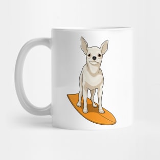 Chihuahua Surfer Surfboard Mug